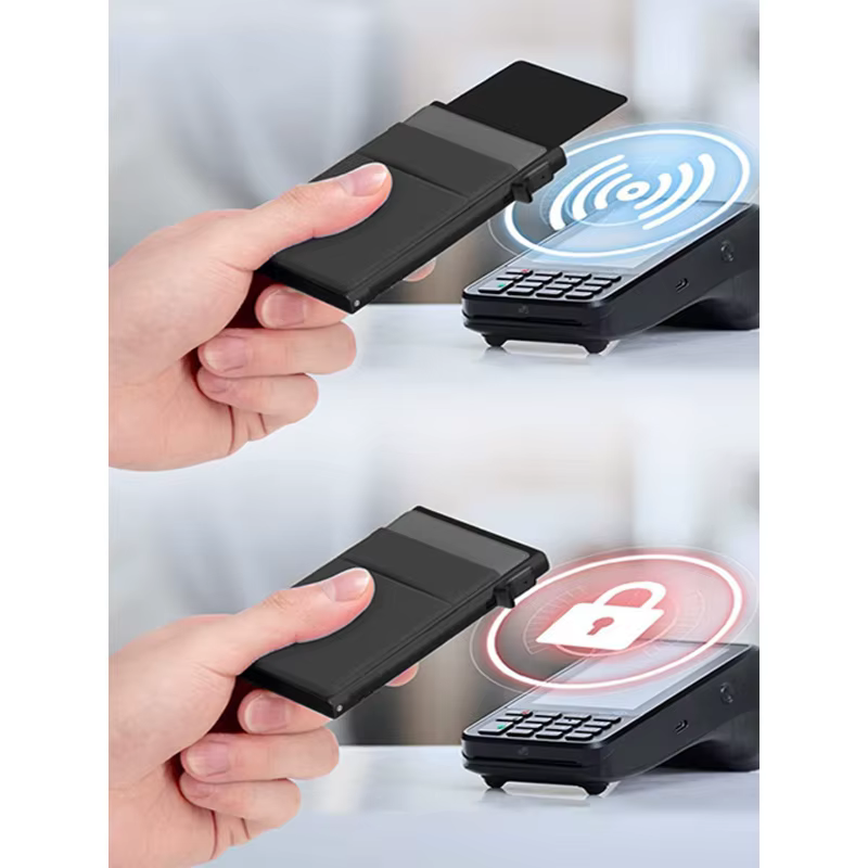 Porte-carte de crédit RFID pour hommes