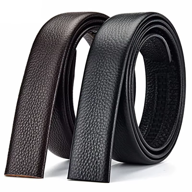 100 120 130 140 150 160 170 180cm ceinture automatique sans boucle hommes largeur 3.5cm sans