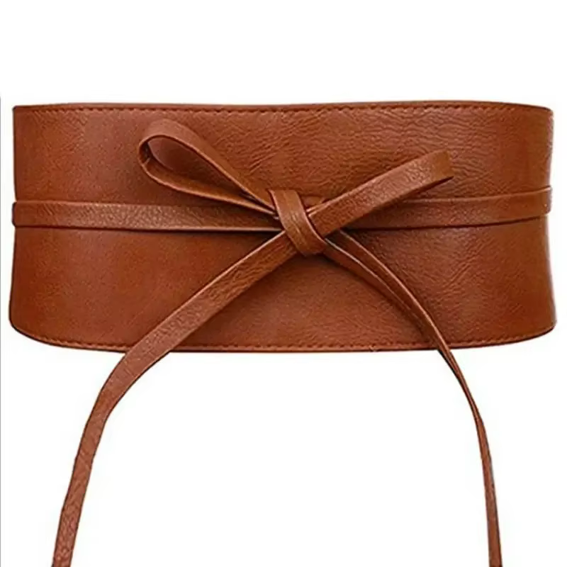 Ceinture Boho en Faux cuir pour femmes