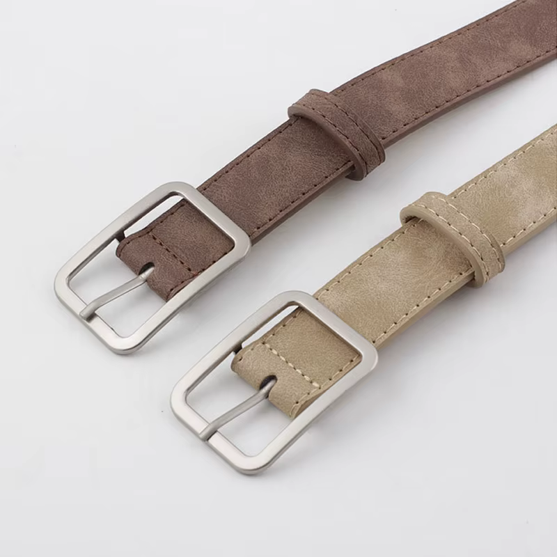 Ceinture en cuir Pu zèbre pour filles