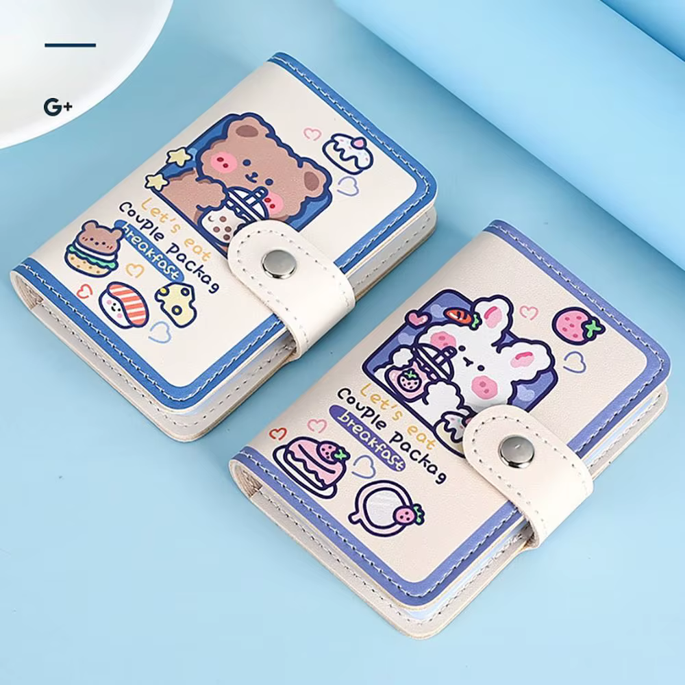 Porte-cartes de visite Portable en PU