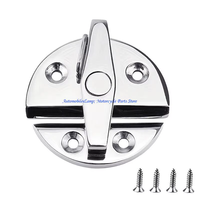 H7BD – loquets porte en acier inoxydable qualité Marine, bouton rotatif à 180 degrés avec fermeture à bouton-poussoir pour