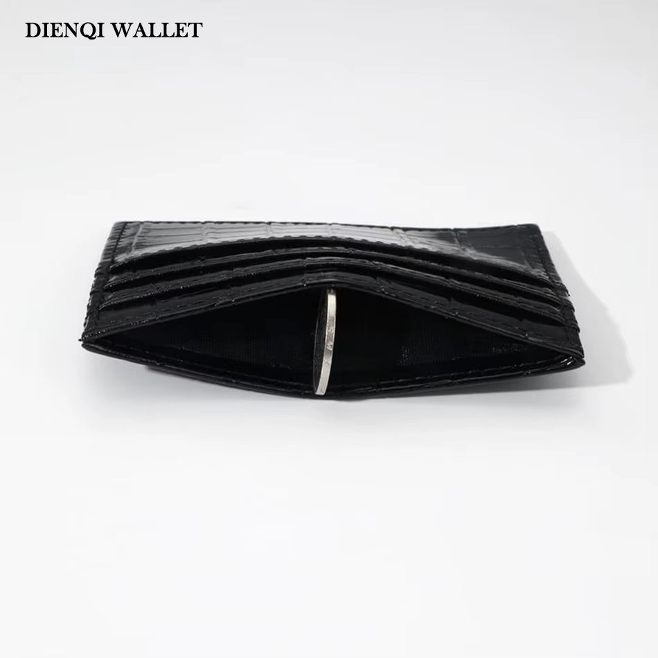 Portefeuille Crocodile solide Simple pour femmes