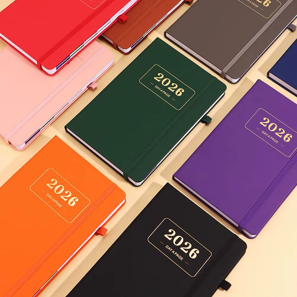 Carnet de planification A5 en cuir PU