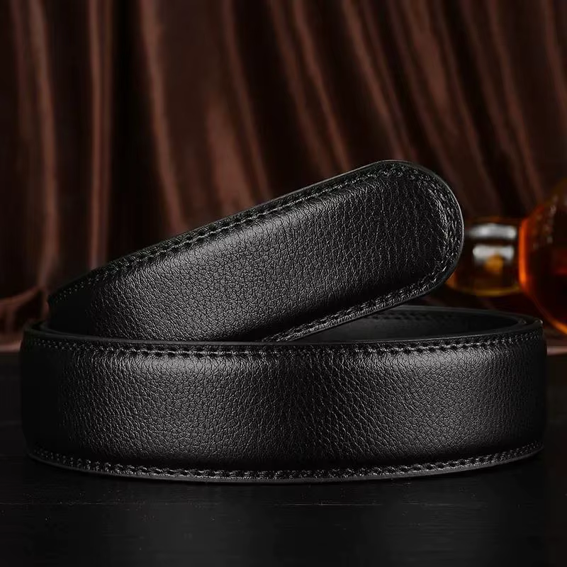 Ceinture d'affaires unisexe en PU pour hommes et femmes