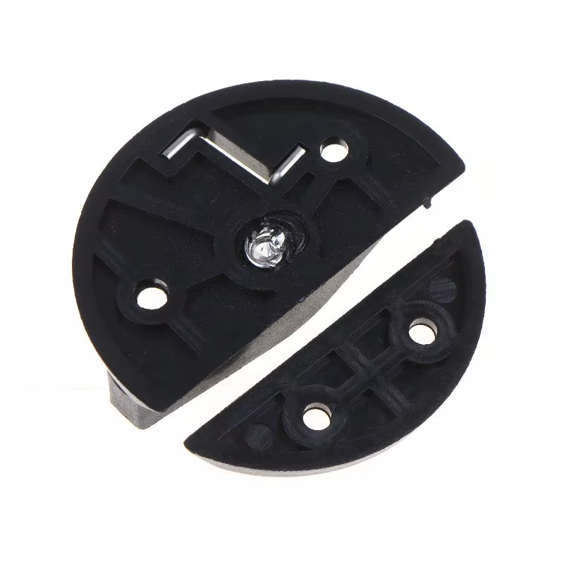 Verrou de trappe de caravane, loquet de porte de toilette de camping-car, serrure ronde pour camping-car, yacht, bouton rotatif en plastique pour trappe, bouton de porte d'armoire de bateau