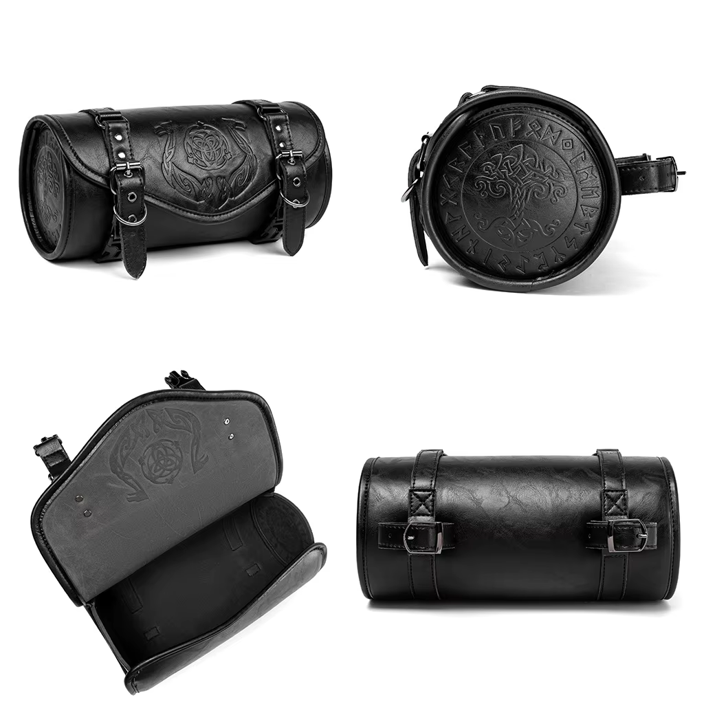 Sac suspendu en cuir Pu noir