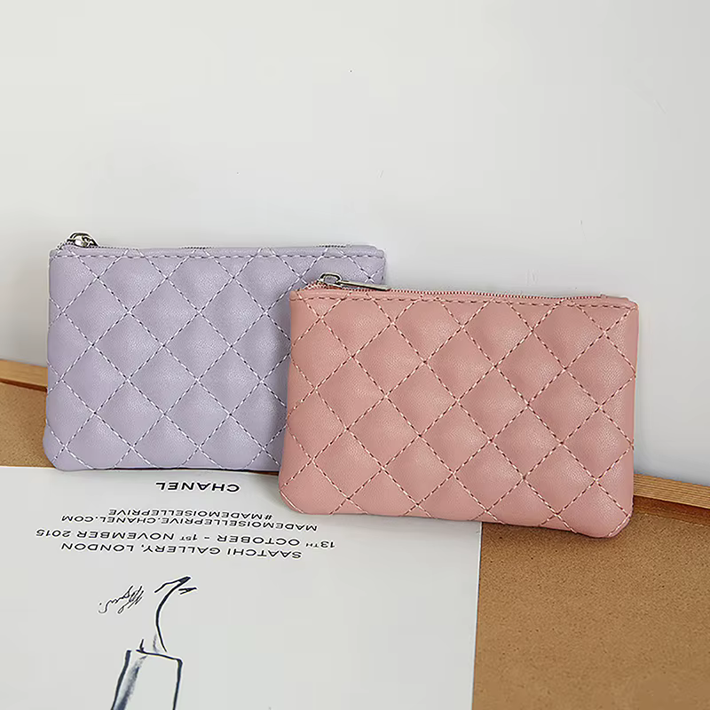 Petit porte-monnaie en cuir PU pour femme
