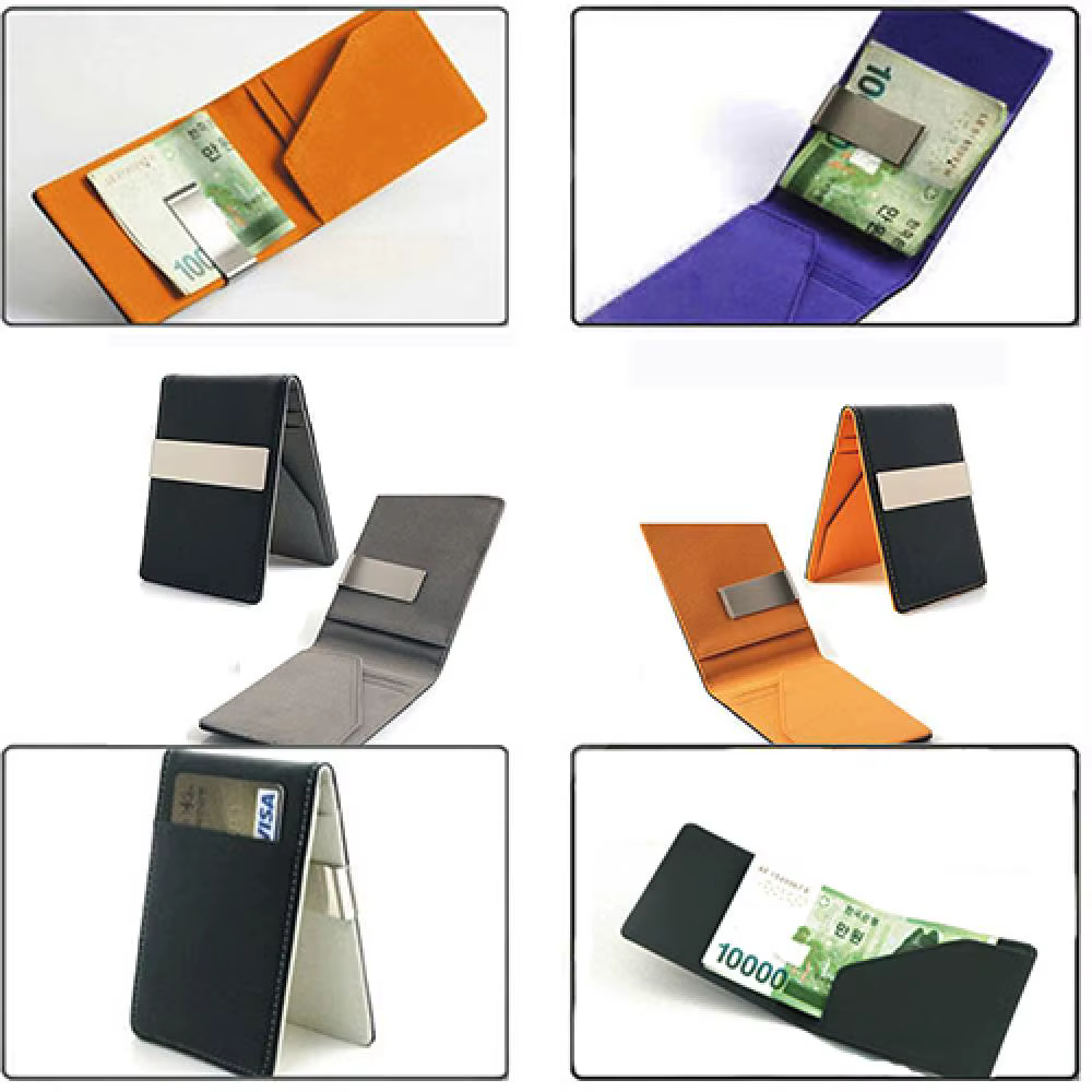 Portefeuille court en Faux cuir pour hommes