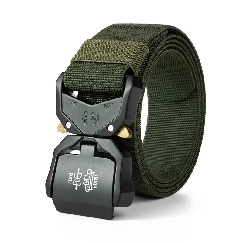 Nouvelle ceinture tactique ceinture élastique à dégagement rapide outillage décontracté ceinture d'entraînement ceinture de pantalon pour hommes