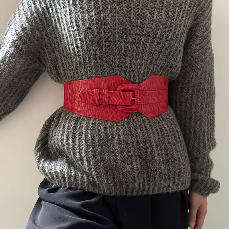Corset large ceinture en cuir est l'accessoire parfait/ceinture