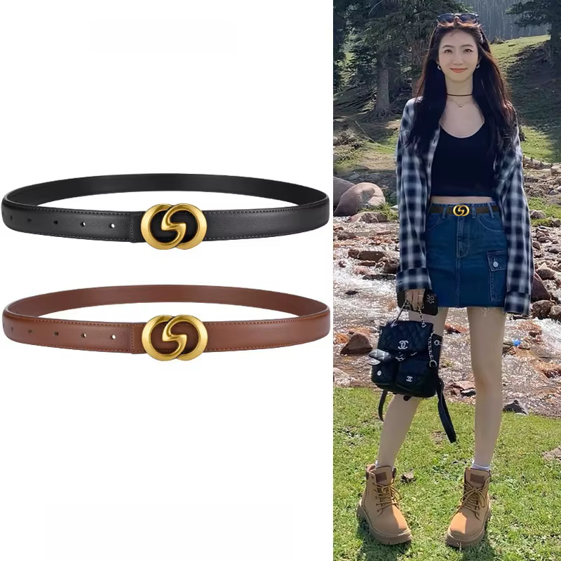 Ceinture polyvalente à double anneau pour femme