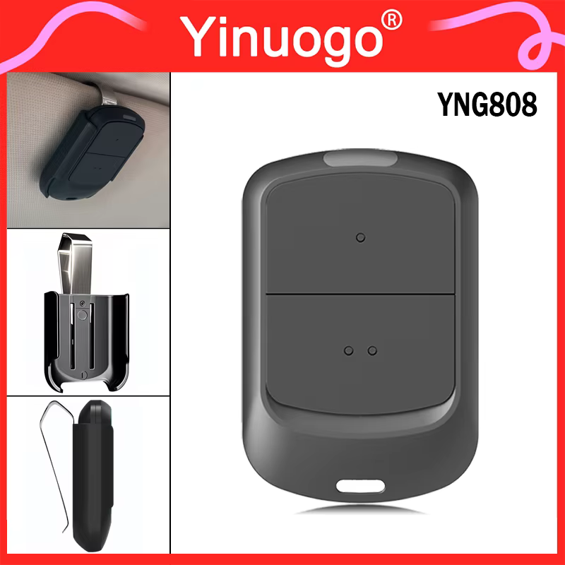 Télécommande de porte de Garage avec Clip YNG808, pour NICE FLORS FLO2RS FLO4RS NICE ERA FLO2RE FLO4RE ON2E ON4E FLORE NICE INTI2