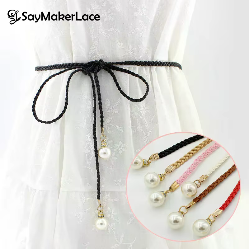 Ceinture fine à nœud bohème pour femmes