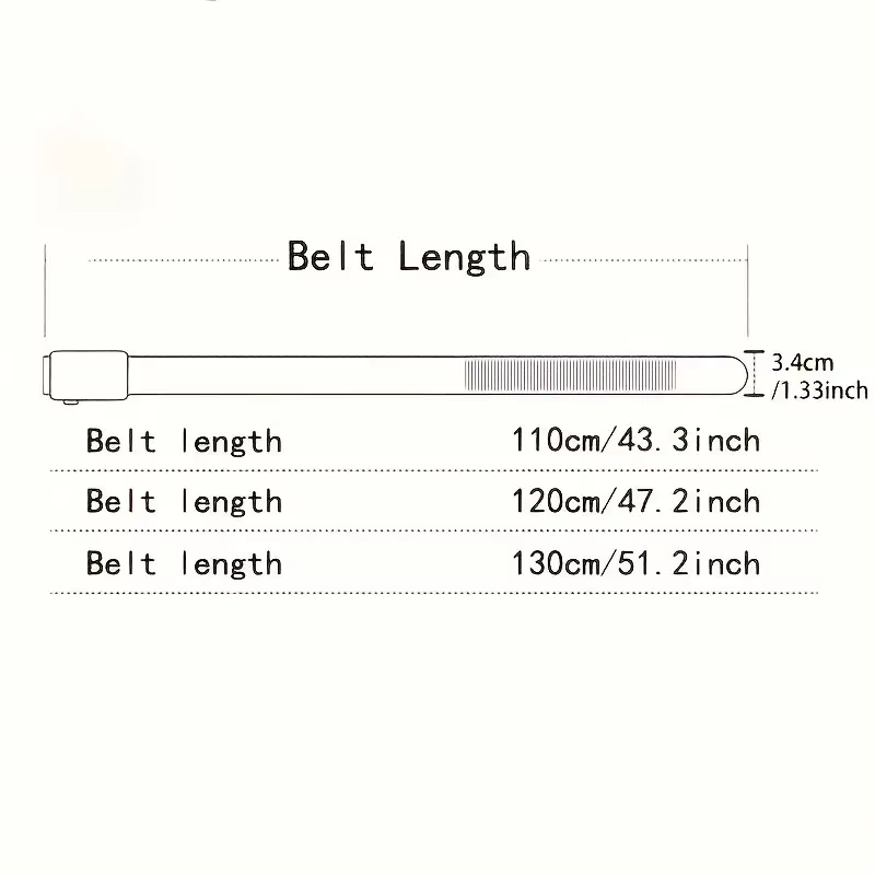 Ceinture en cuir PU élégante pour homme PAUL HUEMAN - Ceintures tendance - Boucle automatique pour affaires