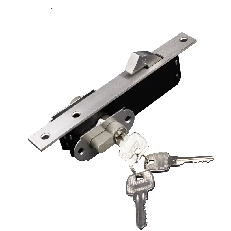 Serrure de porte marketen alliage d'aluminium, serrures de fenêtre, sécurité antivol, porte en bois, serrure de sol avec croix, prédire pour quincaillerie de meubles