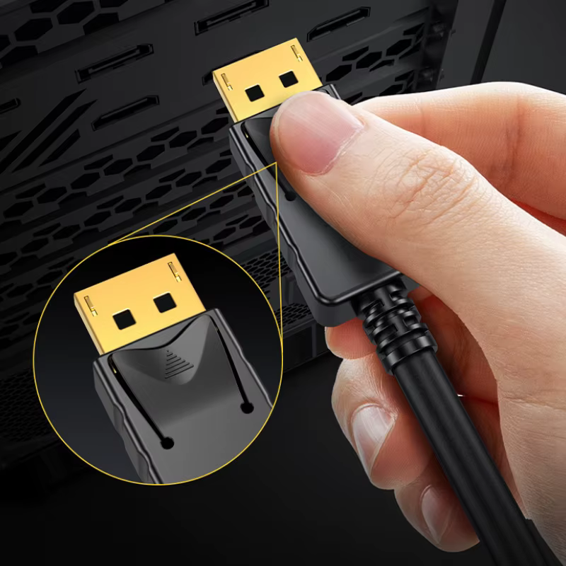 Câble DisplayPort vers VGA, adaptateur DisplayPort vers VGA, câble vidéo HD pour moniteur TV, ordinateur portable, projecteur 1080P
