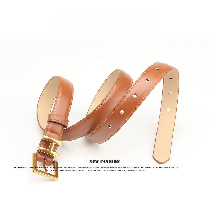 Ceinture en cuir fine pour femme de 2