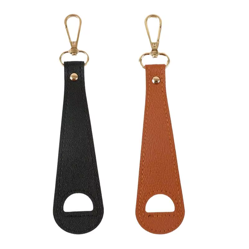 Clip de chapeau en cuir Portable