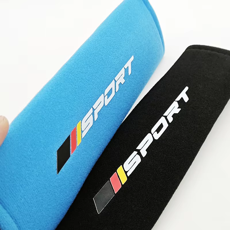 2 coussinets de ceinture de sécurité de voiture doux et confortables, coussinets de ceinture de sécurité personnalisés et élégants, adaptés à une utilisation en véhicule