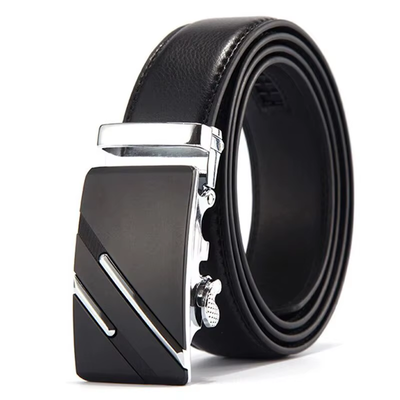 Ceinture en cuir PU pour hommes d'affaires
