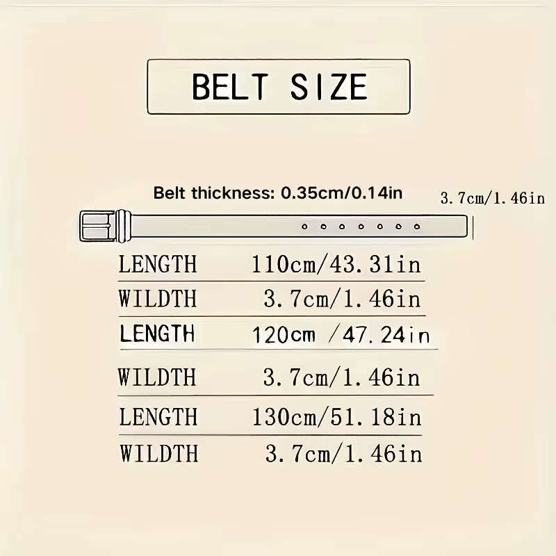 Ceinture vintage à boucle à ardillon pour homme