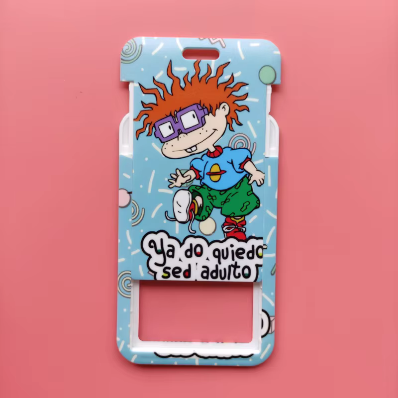 Dessin animé garçons filles ID crédit porte-carte bancaire étudiants Bus carte étui lanière enfant visite porte identité Badge cartes couverture