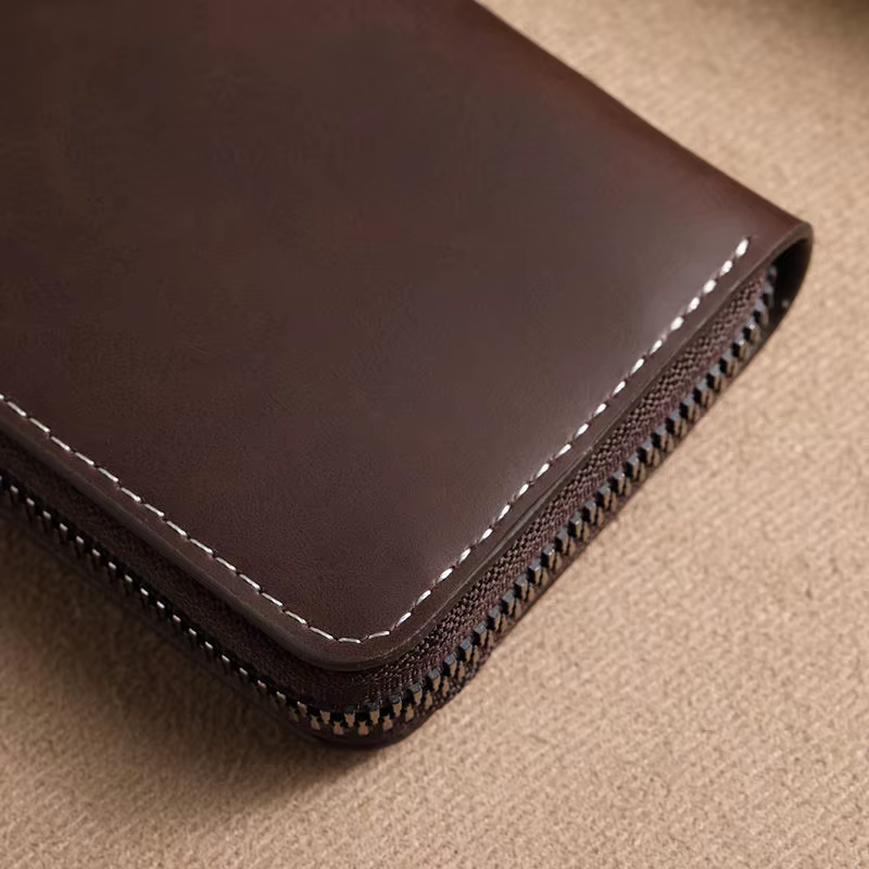 Porte-cartes de visite en cuir PU pour homme