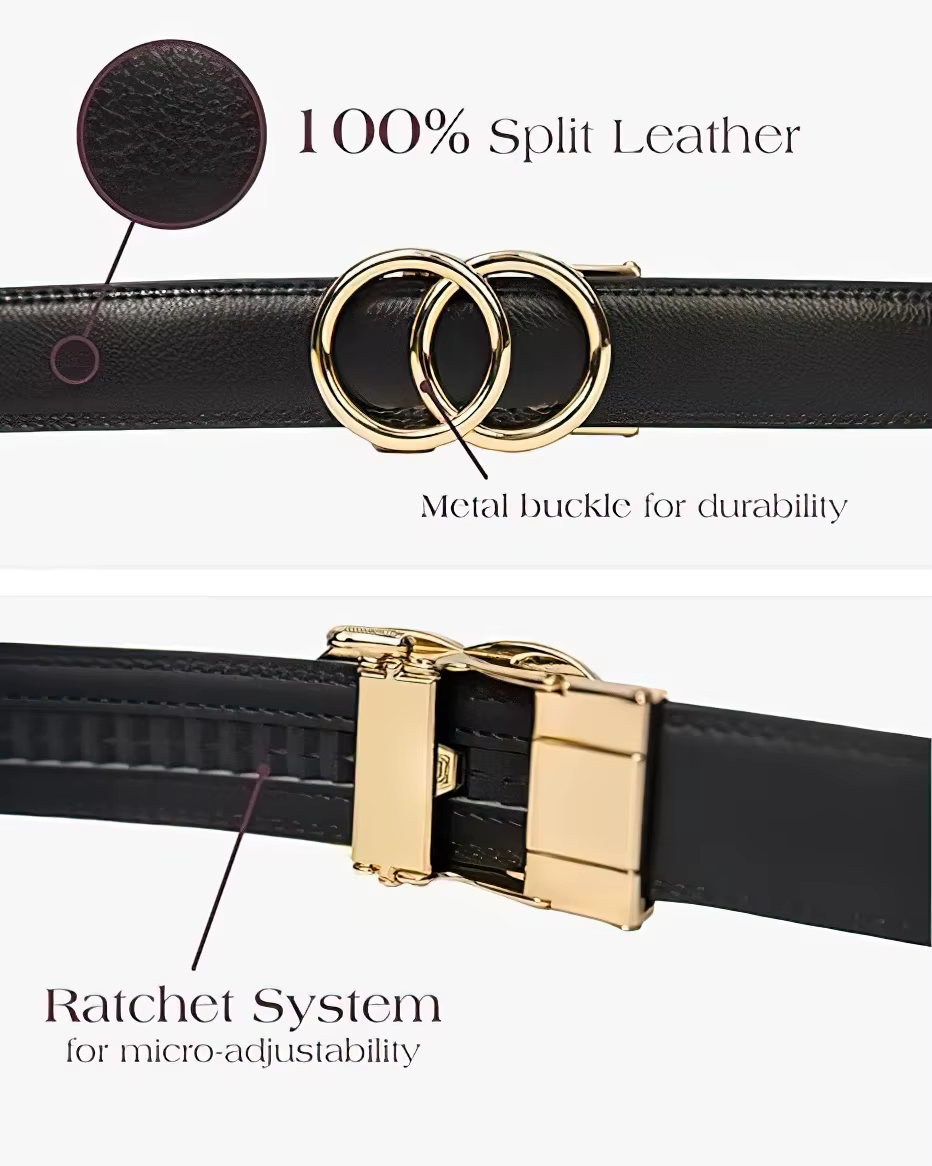 Ceinture à cliquet pour femmes