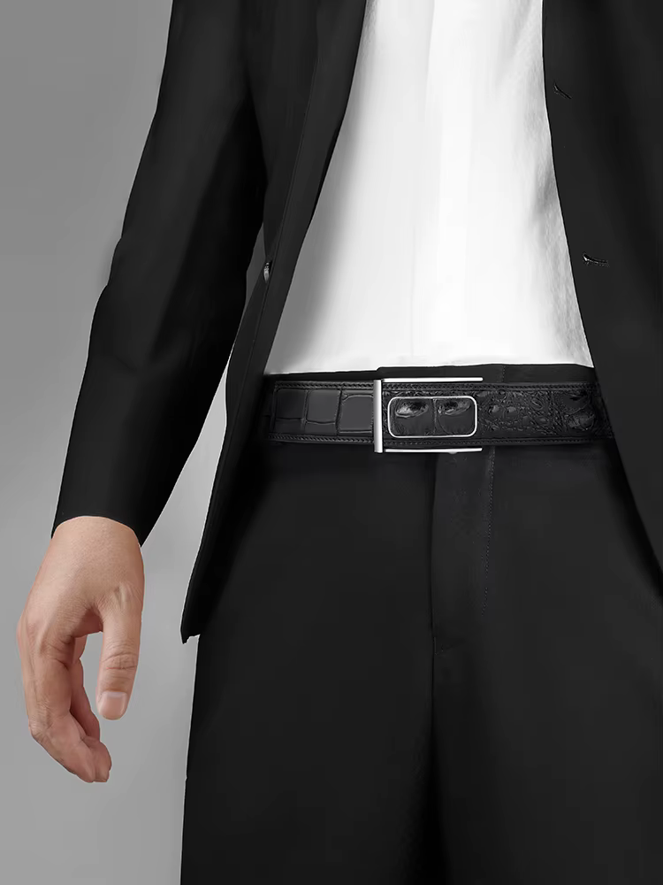 Ceintures Crocodile véritable pour hommes Alligator en cuir