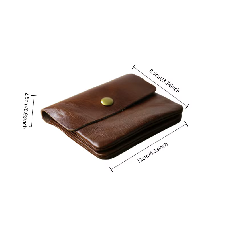 Portefeuille court vintage