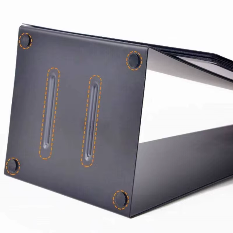 A4 210x297mm rabattable sur supports de menu en métal noir argent affiche dépliant signe présentoir Table prix liste support cadre
