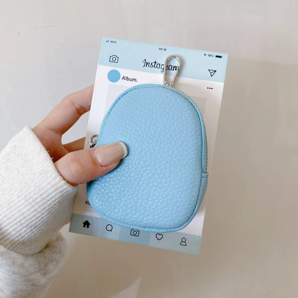 Mini porte-monnaie en cuir PU pour femmes