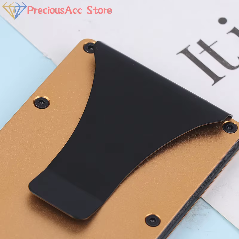 Portefeuille minimaliste pour hommes et femmes - Portefeuille RFID fin