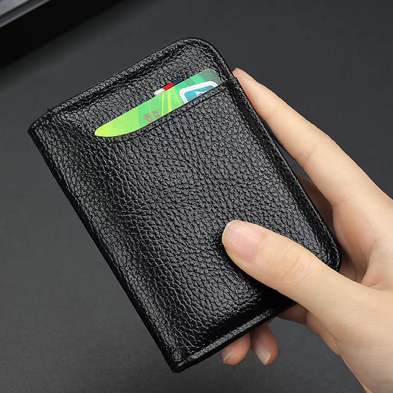Porte-cartes de luxe en cuir pour hommes et femmes