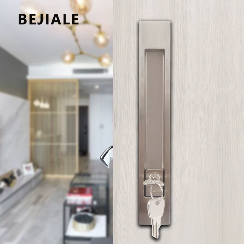 Serrure de Porte Coulissante en Bois Invisible, Crochet de Cuisine, Encastré