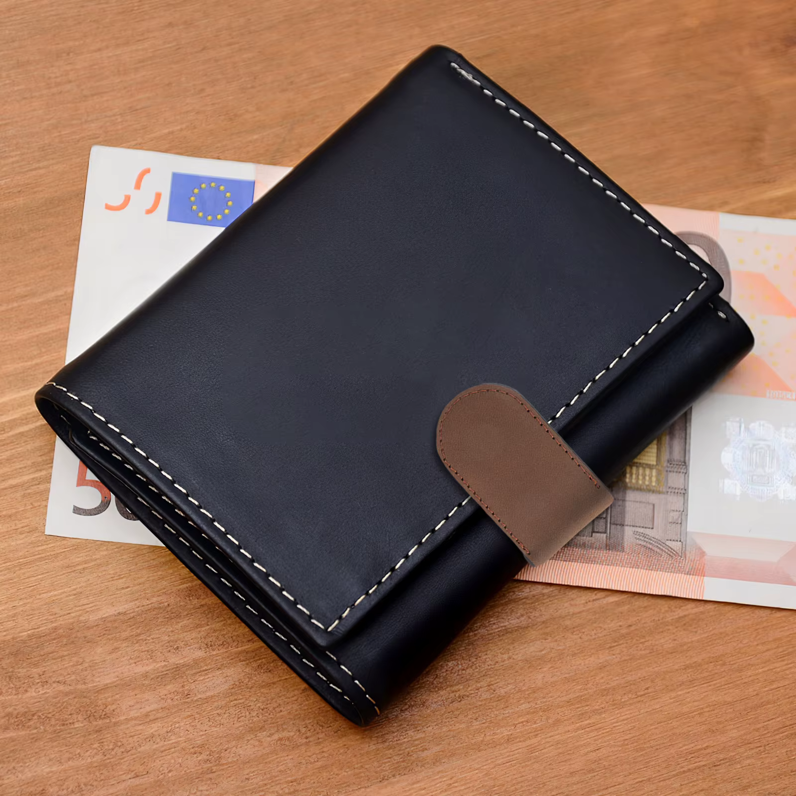 Pince à billets magnétique en Pu pour hommes et femmes