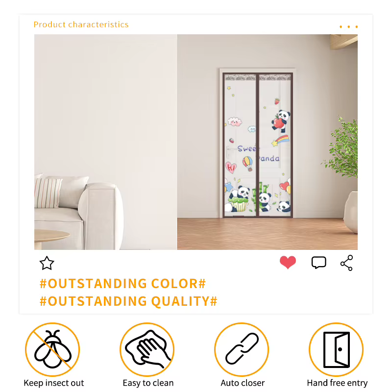 Rideau de porte isolant thermique magnétique, décoration de maison, chaleur d'hiver, fraîcheur d'été, écran de porte insonorisé coupe-vent mains libres