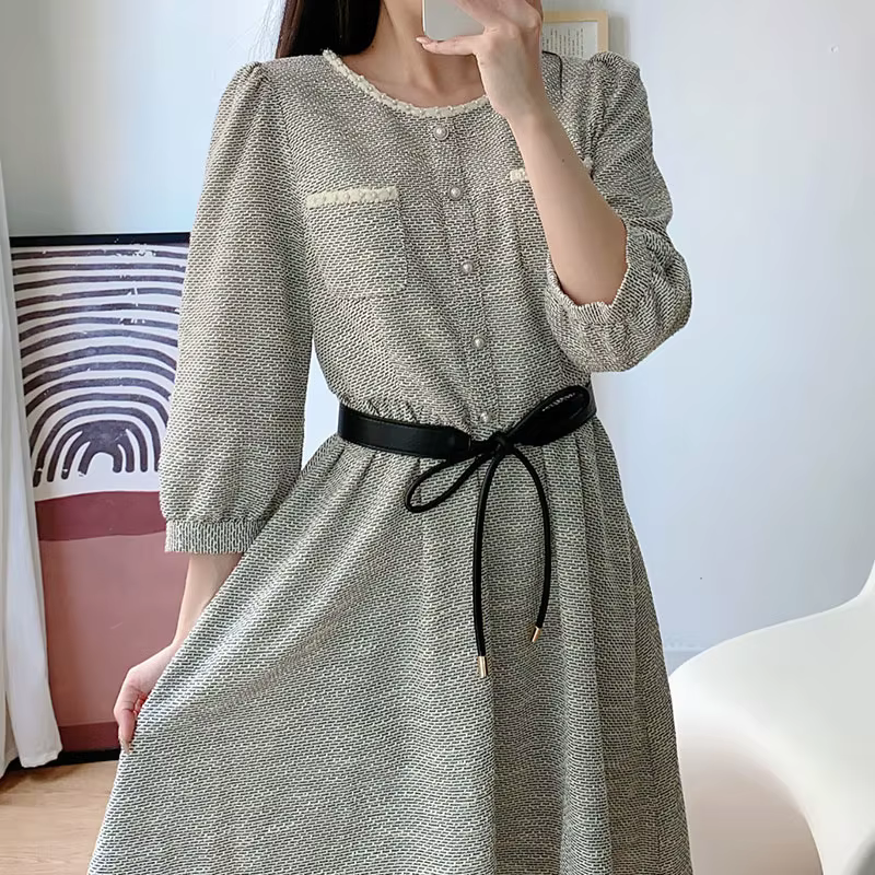 RICYGVM – ceinture fine en cuir nouée pour femmes coréennes, mode Simple, pull, manteau, ceinture décorative, bretelles de taille