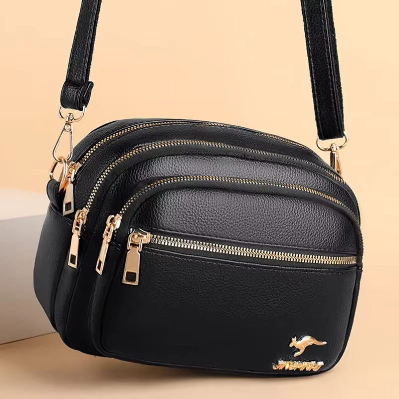 Sac à main en cuir souple de haute qualité pour femmes