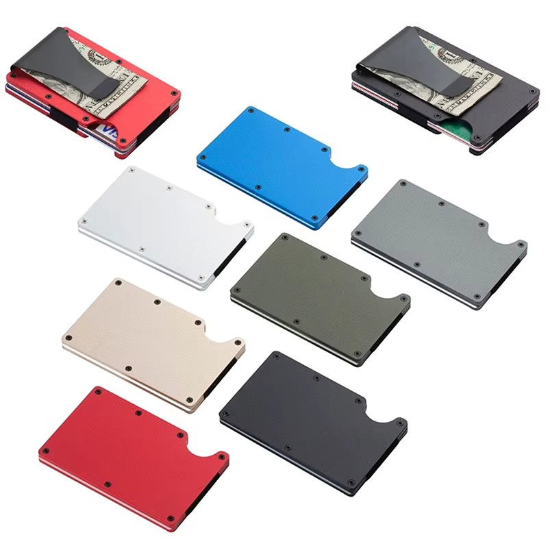 Portefeuille minimaliste pour hommes et femmes - Portefeuille RFID fin