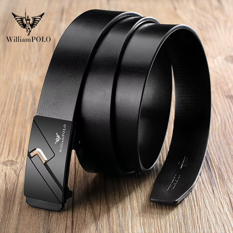 Ceinture sans dents minimaliste décontractée pour hommes
