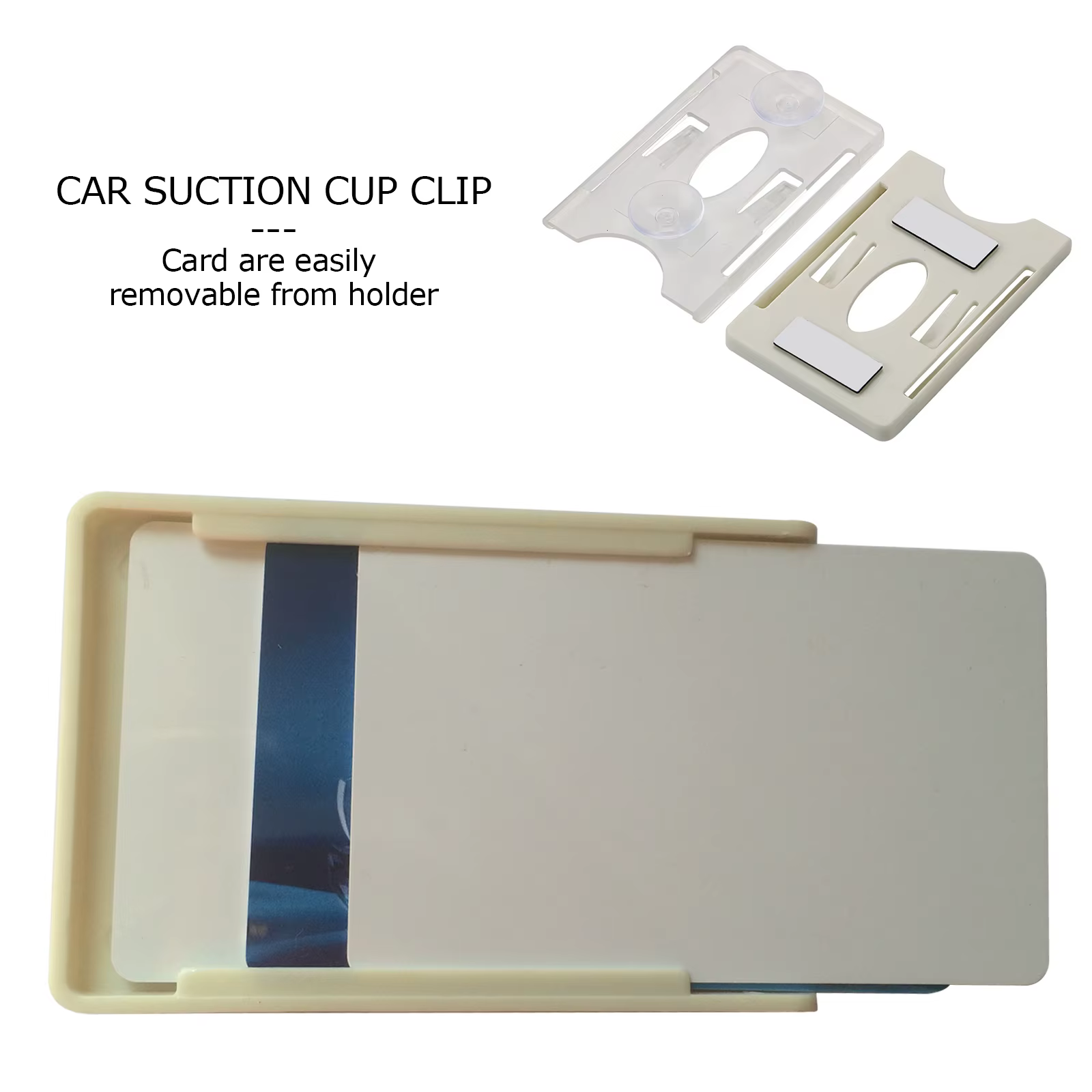 Porte-cartes à ventouse pour pare-brise