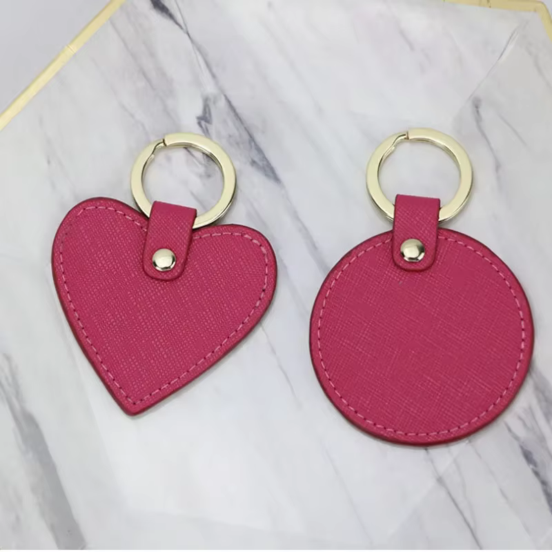 Porte-clés rond initial personnalisé gratuit