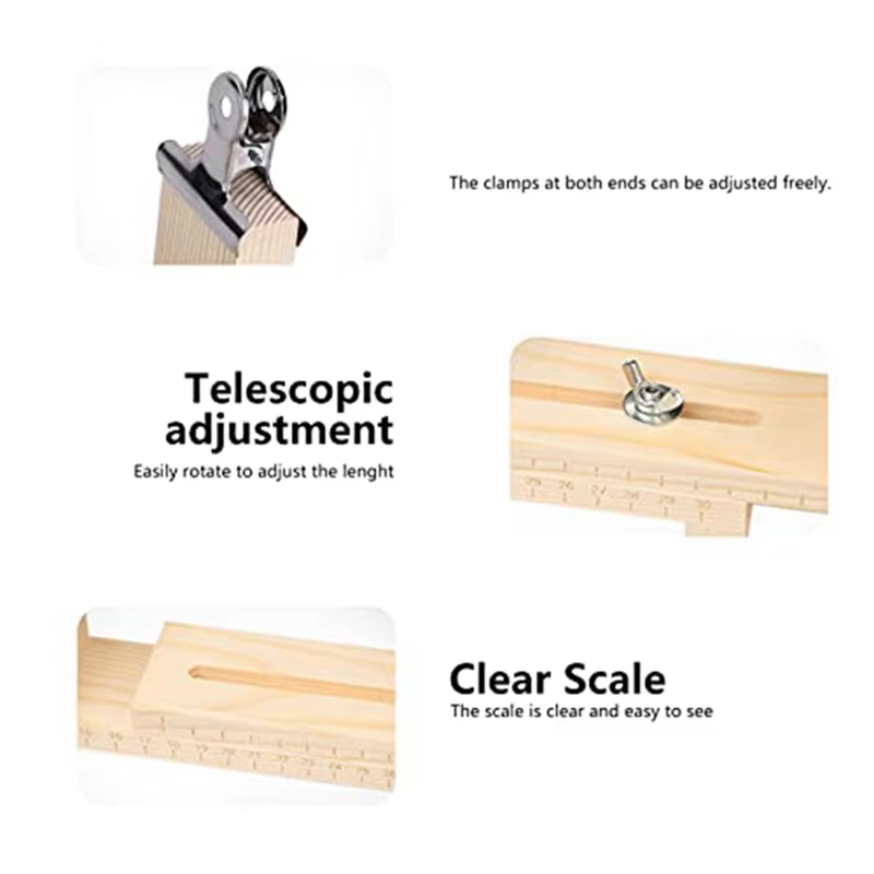 Support de fabricant de bracelets en forme de U, gabarit de fabrication de bracelets, cadre en bois, Kit d'outils de bricolage pour tresser Bracelets-AT64