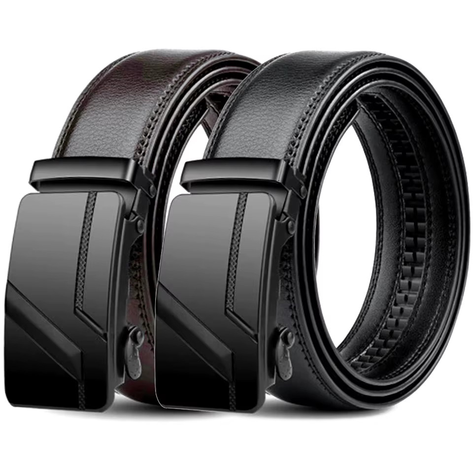 105 - 130 140 150 160 170 cm grande taille ceinture pour hommes marque de mode 3.5 cm automatique Simple boucle