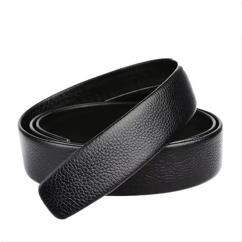 Ceinture pour hommes d'affaires de mode véritable marque de luxe ceinture à boucle en métal ceinture souple en cuir PU de haute qualité avec pantalon Cargo jean