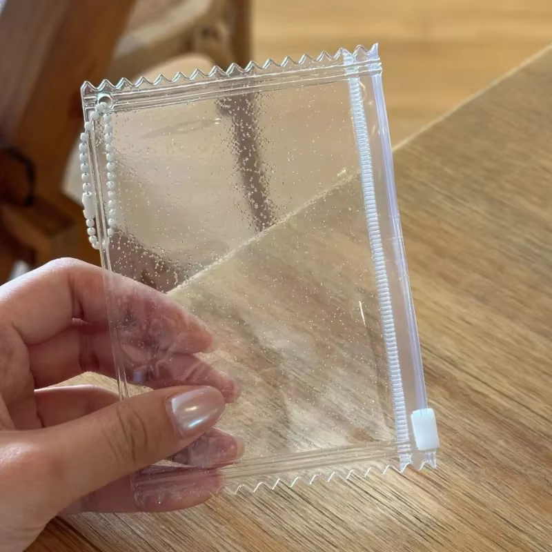 INS Transparent porte-carte sac Photocard titulaire haute définition idole Photo