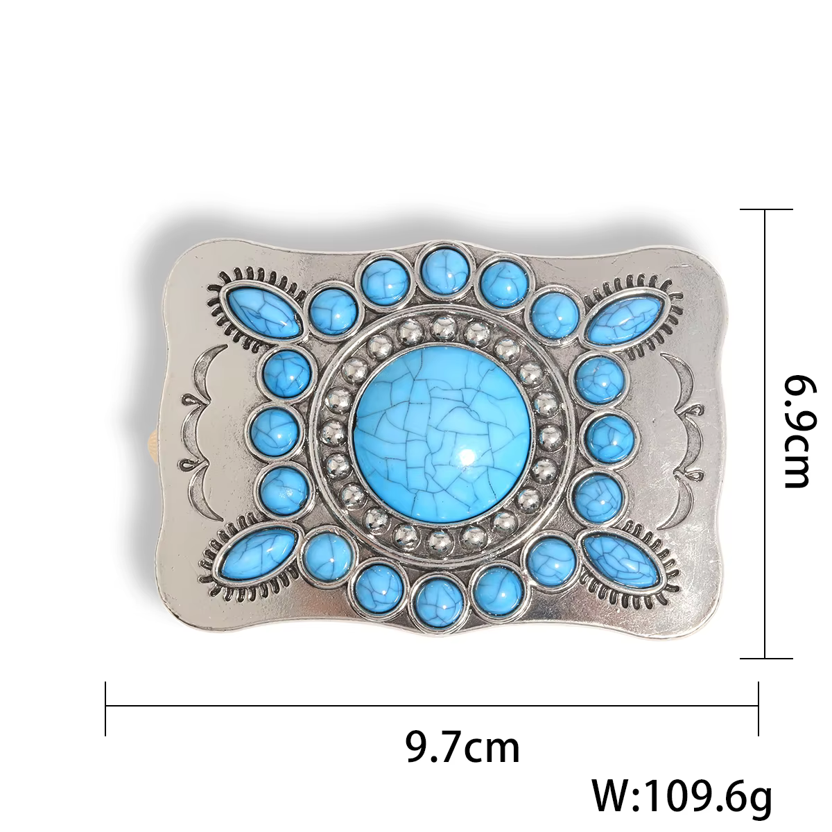 Ceinture bohème turquoise