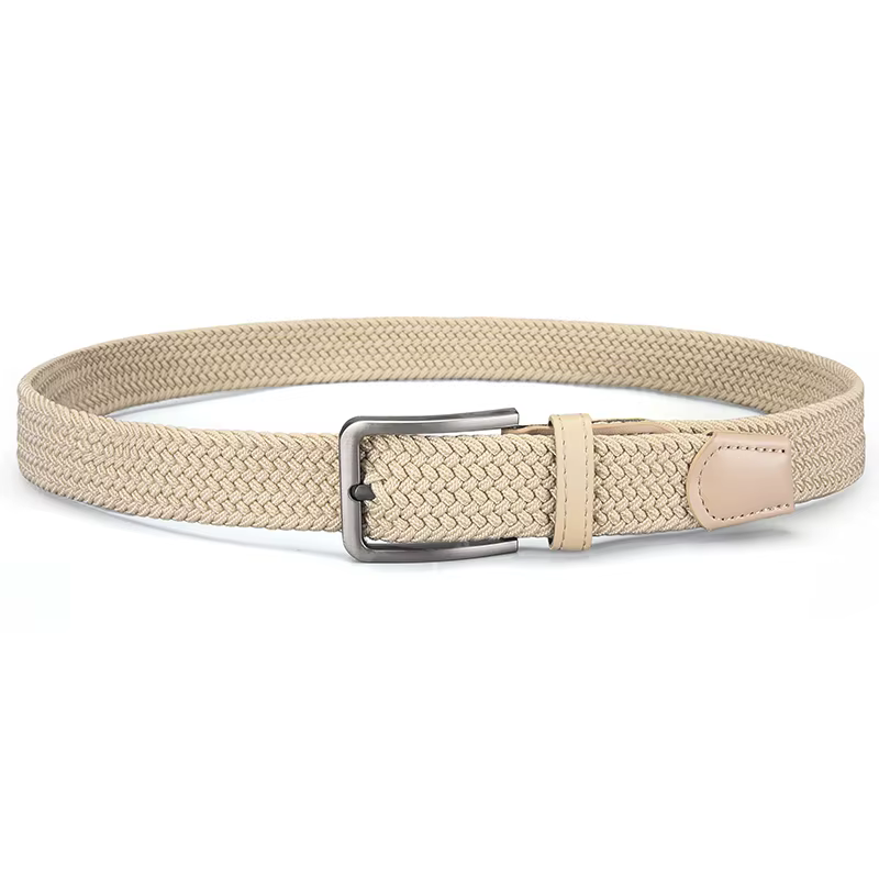 Ceinture élastique tressée pour hommes